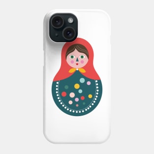 Colorful Christmas matryoshka Phone Case