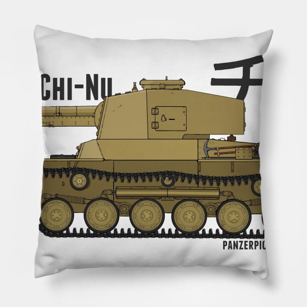 Type 3 Chi-Nu Pillow by Panzerpicture