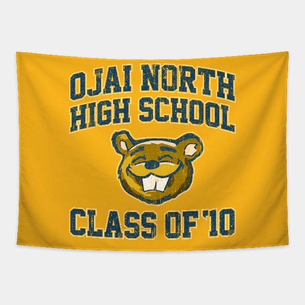 Ojai North Class of 2010 - Easy A (Yellow) Tapestry by huckblade