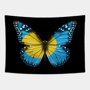 Palauan Flag  Butterfly - Gift for Palauan From Palau Tapestry