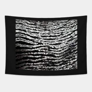 Silver and Black Tapestry