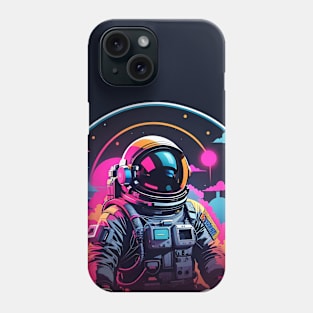 the moon galaxy Phone Case