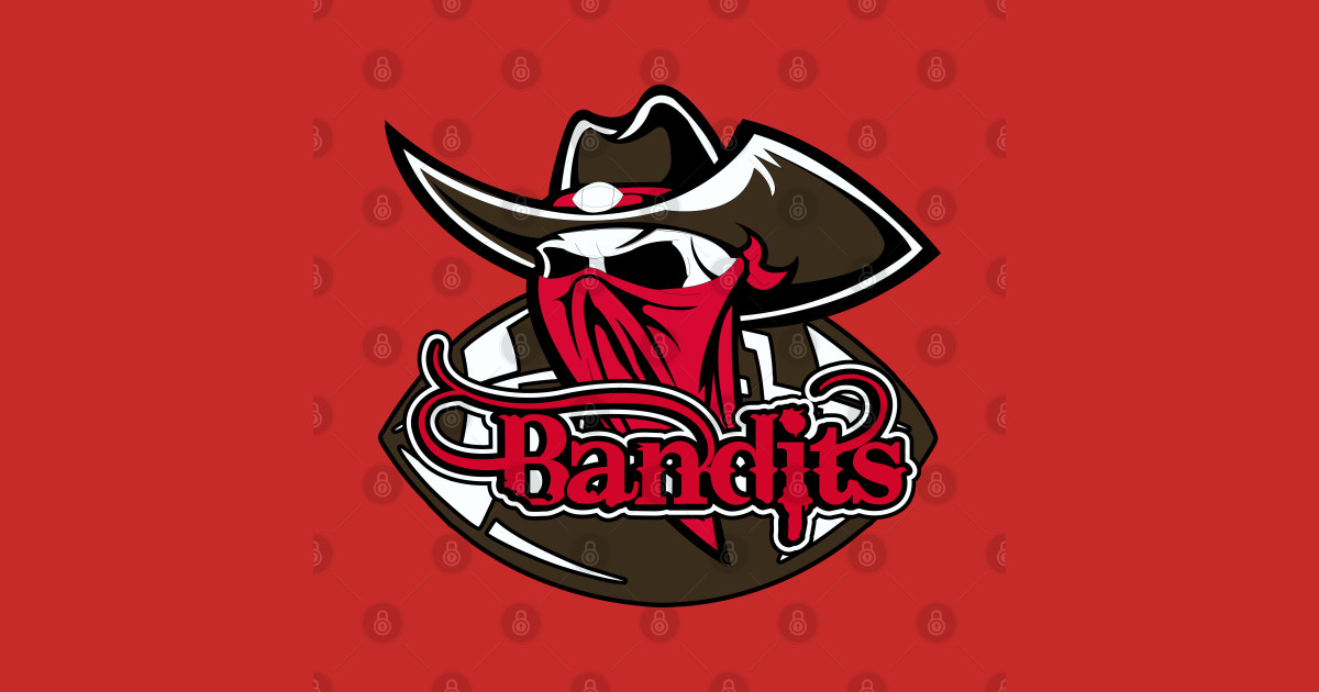 Bandits Football Logo Bandits Football TShirt TeePublic