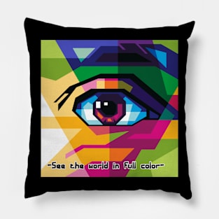 Eye Pop Art Pillow