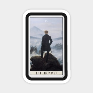 the hermit - ix tarot card Magnet