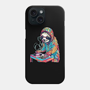 Techno Party Sloth Summer Music Festival Phone Case