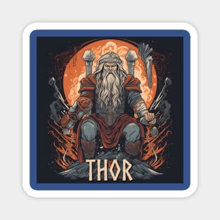 Thor Thunder God Norse Mythology Asgardians Magnet