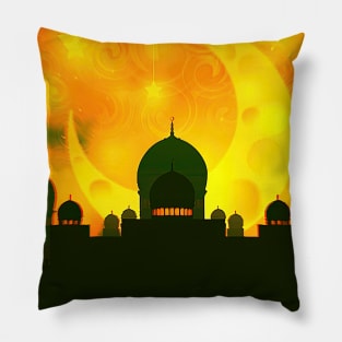 Glow Landscape Mosque Pillow