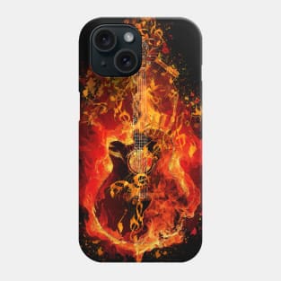 Fire Guitar Phone Case