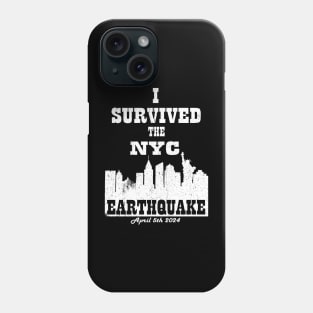 Vintage I Survived The NYC Earthquake Phone Case