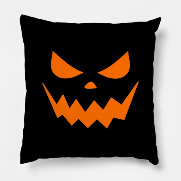 Scary Face Pillow by Redheadkls