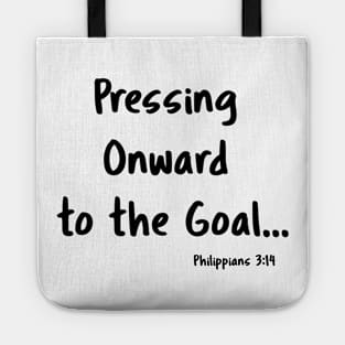 Bible Tshirt - Philippians 3:14 Tote