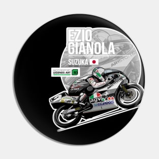 Ezio Gianola 1989 Suzuka Pin