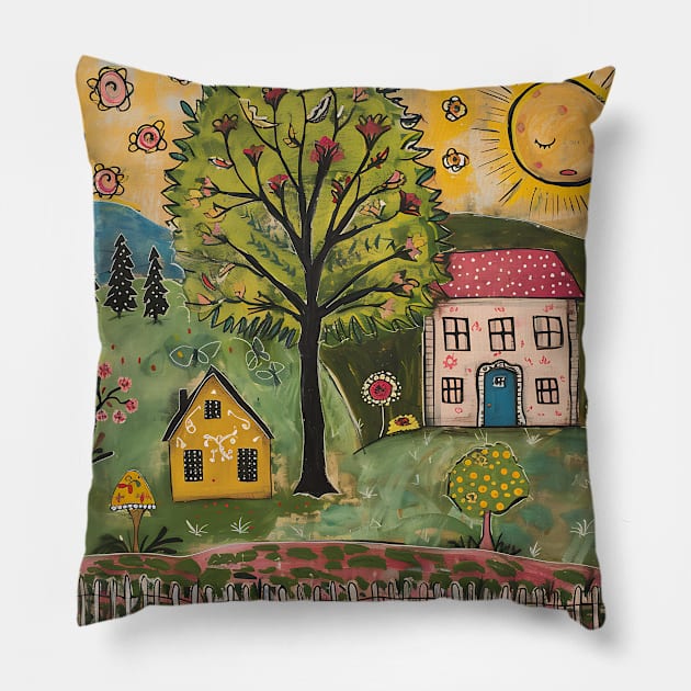 Cute Country Living Pillow by peculiarbutcute