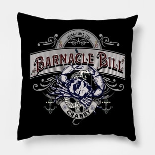 Barnacle Bill Silver Pillow