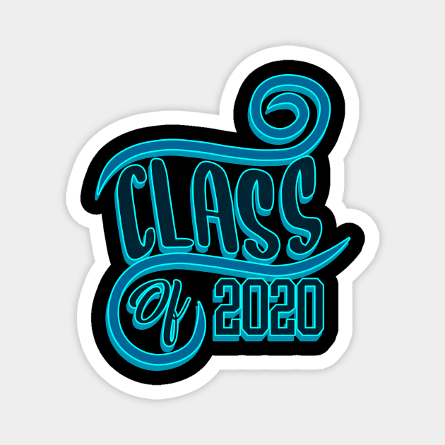 Class Of 2020 - High School Graduation College Graduates Magnet by ScottsRed