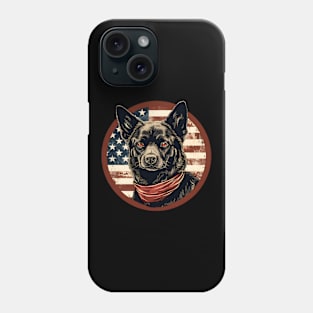 Schipperke 4th of July Phone Case