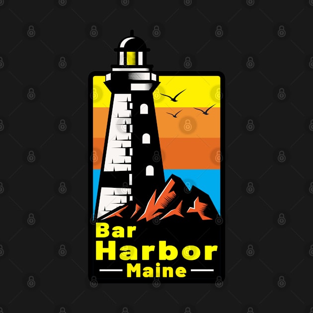 Bar Harbor Maine Lighthouse by TravelTime