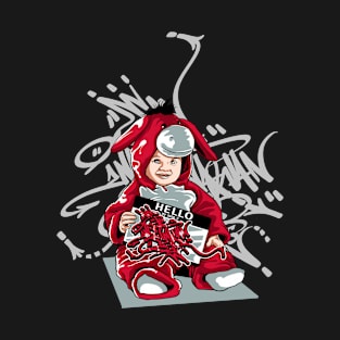 My name is - Graffiti Baby Illustration T-Shirt