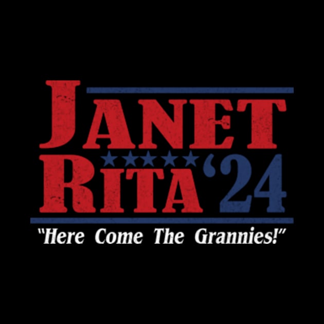 Janet and Rita 2024 Here Come the Grannies Vintage by Rainbowmart