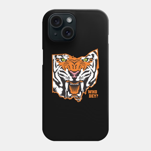 Cincinnati Bengals Who Dey Phone Case by stayfrostybro