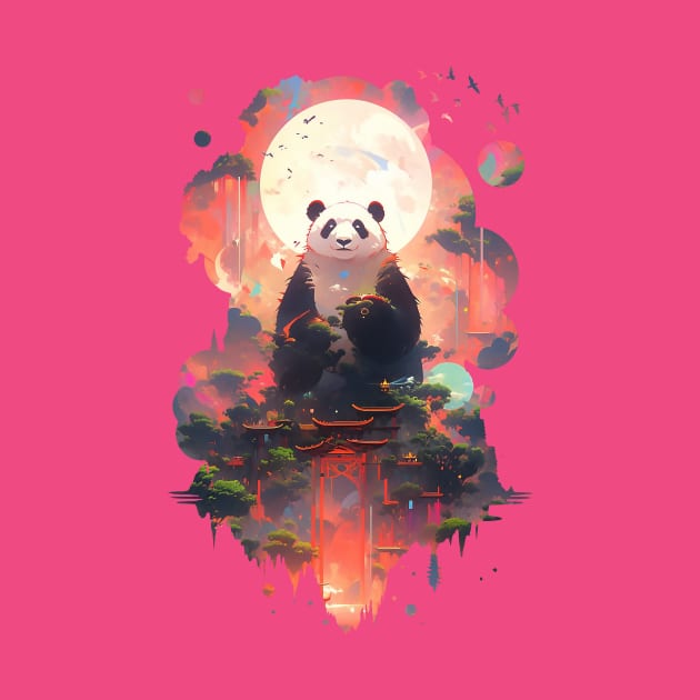 Panda Temple by DavidLoblaw