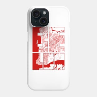 Belem, Brazil City Map Typography - Oriental Phone Case