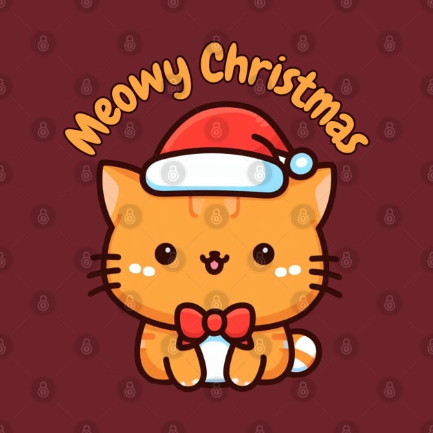 Catmas tabby ginger cat by Japanese Fever