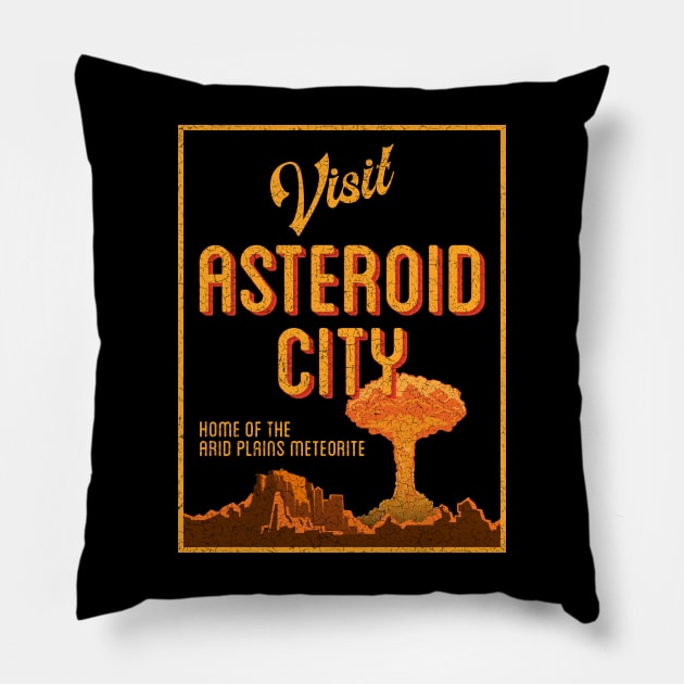 Visit Asteroid City Pillow by Barn Shirt USA