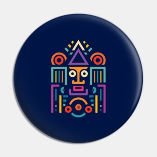 Aztec Retro Edition Pin