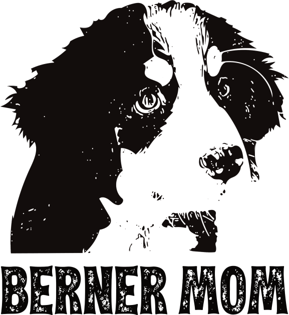 Berner Mom - Bernese Mountain Dog Mom Kids T-Shirt by DoggyStyles