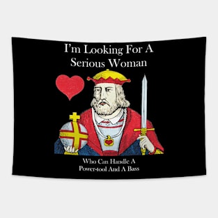 Looking for serious woman Tapestry