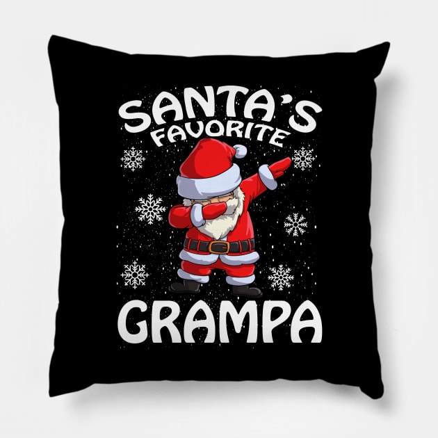 Santas Favorite Grampa Christmas Pillow by intelus