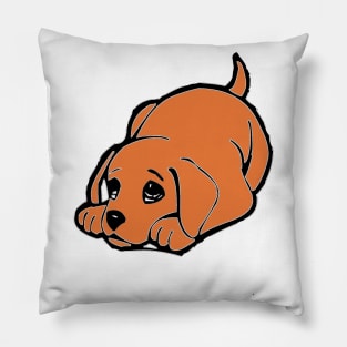 Loving Dog Look Pillow