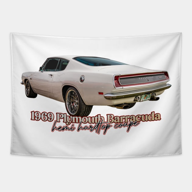 1969 Plymouth Barracuda Hemi Hardtop Coupe Tapestry by Gestalt Imagery