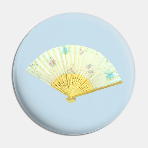 Jasmine Folding Fan Photo Pin by bumblefuzzies