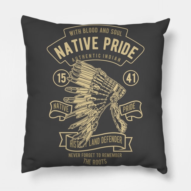 Native Pride Pillow by Genuine Vintage