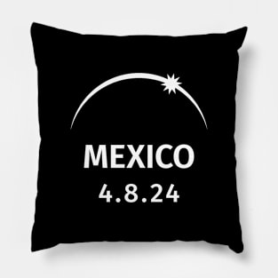 4.8.2024 Solar Eclipse Mexico Pillow