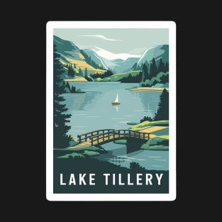 Tillery Lake North Carolina Panorama of Tranquil Landscape T-Shirt