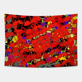 Red Ants Tapestry