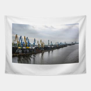 Port cranes for coal loading Tapestry