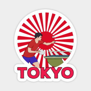 Tokyo Table Tennis Magnet