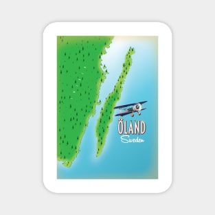 Öland Sweden vintage map Magnet