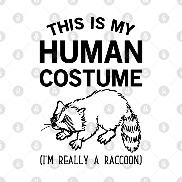 This is my Human Costume Raccoon by Madelyn_Frere