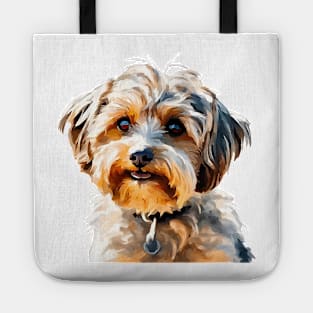 Yorkipoo Impressionism Tote