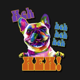 Psychedelic Laughing Bulldog T-Shirt