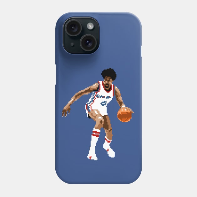 Dr.J Pixel Dribble Phone Case by qiangdade