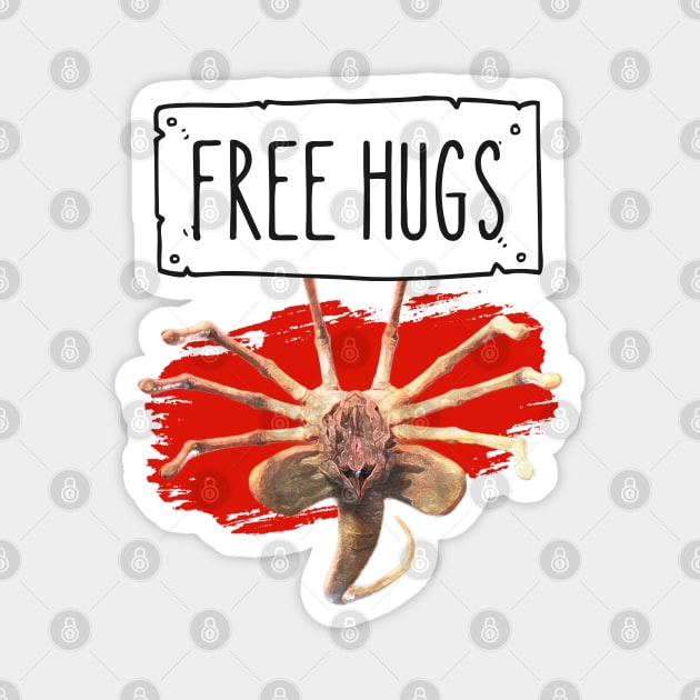 Free hugs Magnet by Zero Pixel