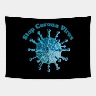 Stop Corona virus Tapestry