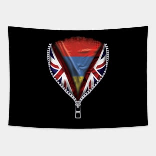 Armenian Flag  Armenia Flag zipped British Flag - Gift for Armenian From Armenia Tapestry